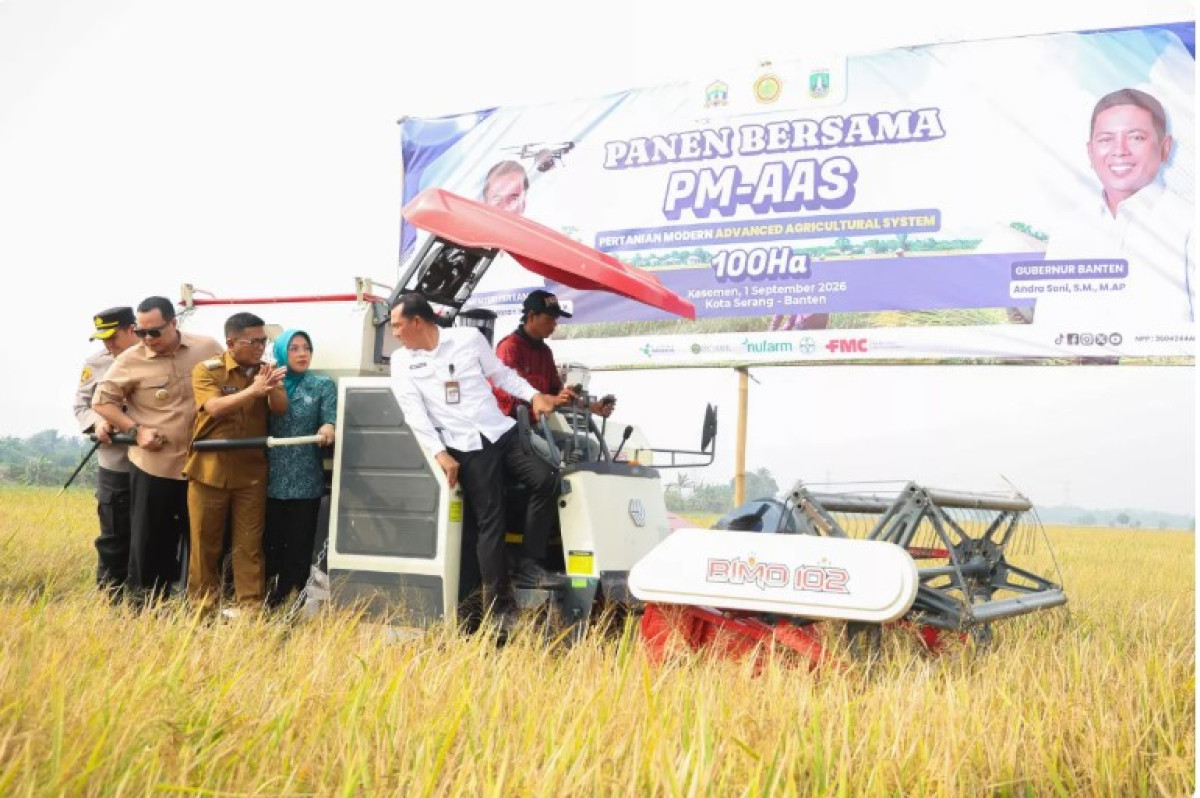 Gubernur Andra Soni Tegaskan Para Petani di Banten Harus Sejahtera dan Terapkan Pertanian Modern