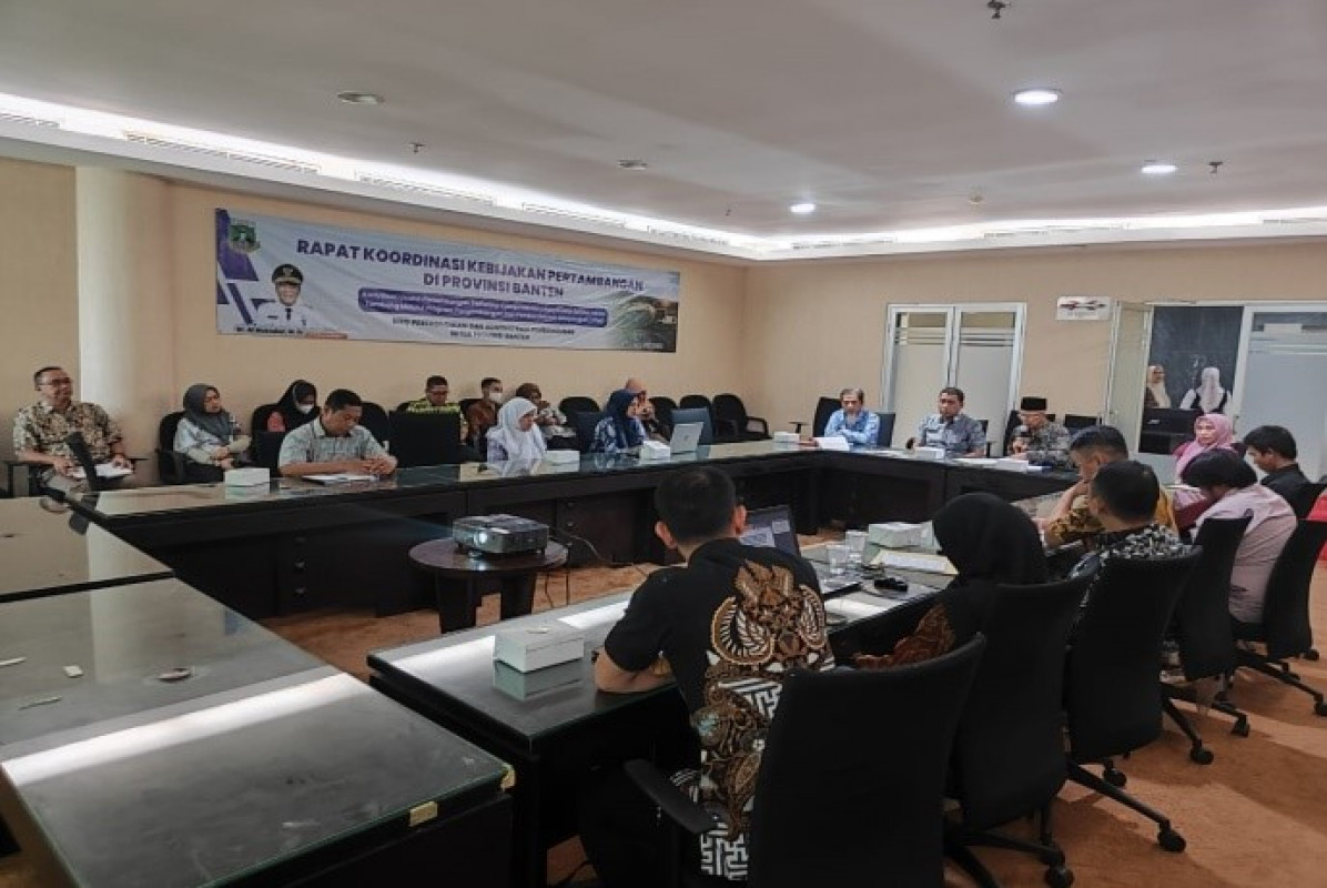 Rapat Koordinasi Kebijakan Pertambangan Di Provinsi Banten Tahun 2024