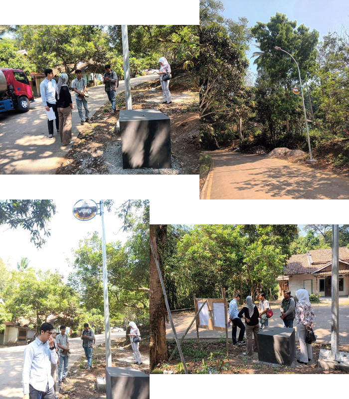 Monitoring Pekerjaan Pemasangan Tiang Mandiri (Pju) Ruas Jalan Palka (Palima-Cinangka) Single Arm APBD Prov Banten T.a 2024