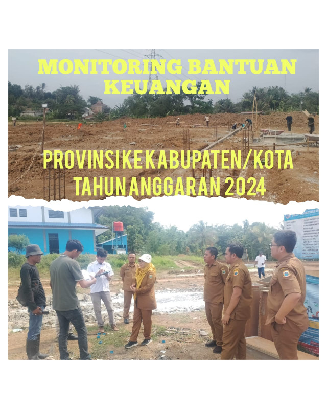 MONITORING BANTUAN KEUANGAN PROVINSI KE KABUPATEN/KOTA T.A 2024
