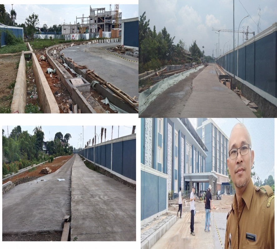 Monitoring dan Evaluasi Pekerjaan Pembangunan Akses Jalan Asrama Haji Kota Tangerang Tahun 2024