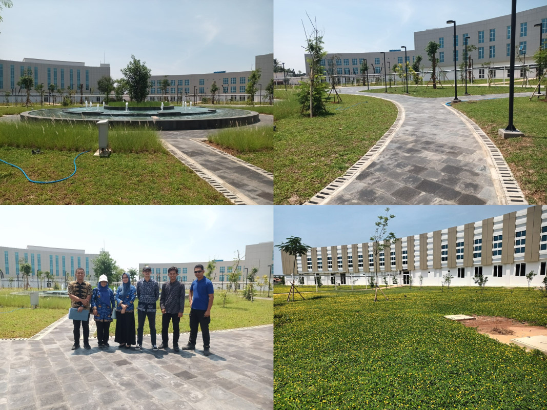 Monitoring Pembangunan Landscape RS. Adhiyaksa Kabupaten Serang APBD Prov Banten T.a 2024