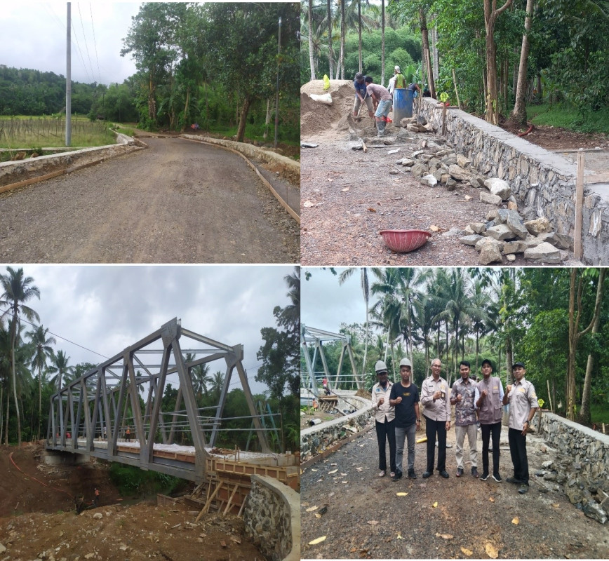 Monitoring Pekerjaan Pembangunan Jembatan Desa Tegal