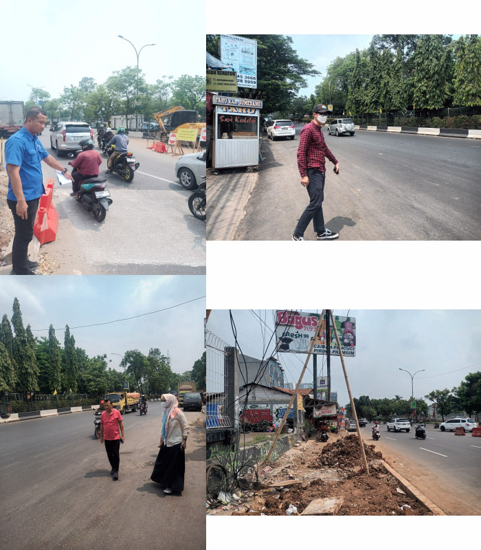Monitoring Pekerjaan Rehabilitasi Drainase Ruas Jalan M.H Thamrin APBD Prov Banten T.a 2024